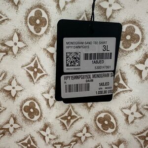 Louis Vuitton Men’s Tshirt (3L) Never Worn SS23 w/Tag still attached.